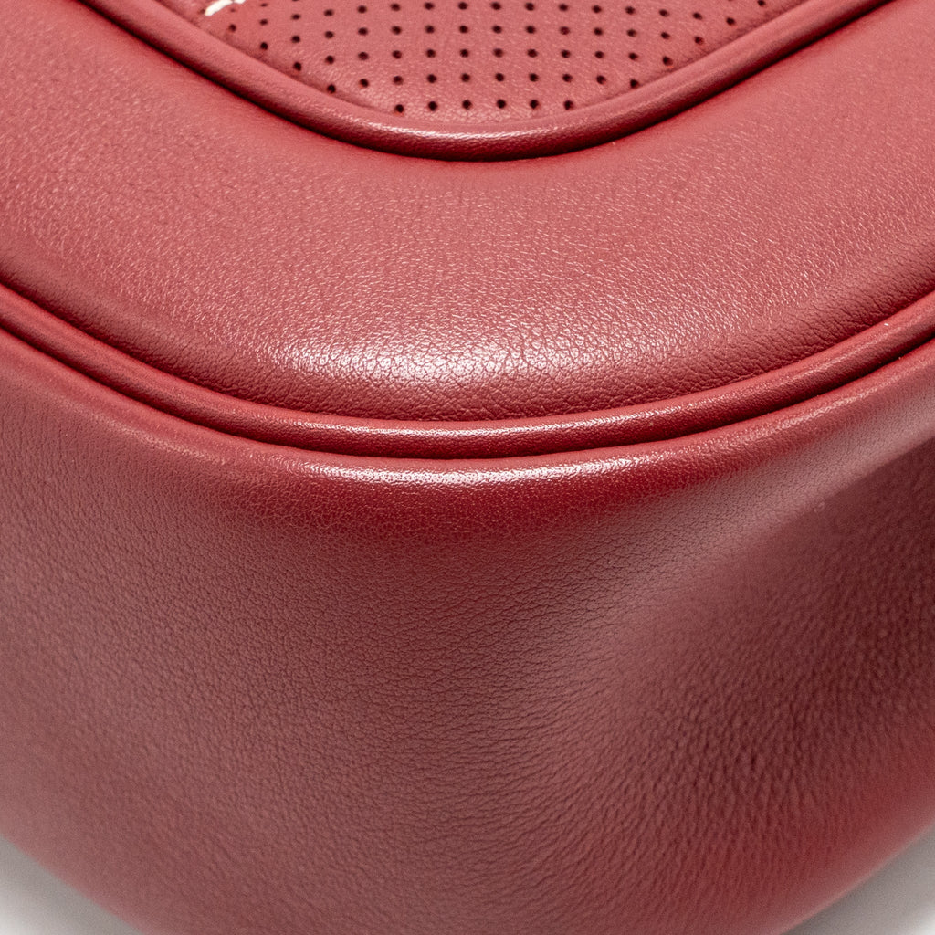 Hermes Berline Mini Swift K1 Rouge Grenat SHW