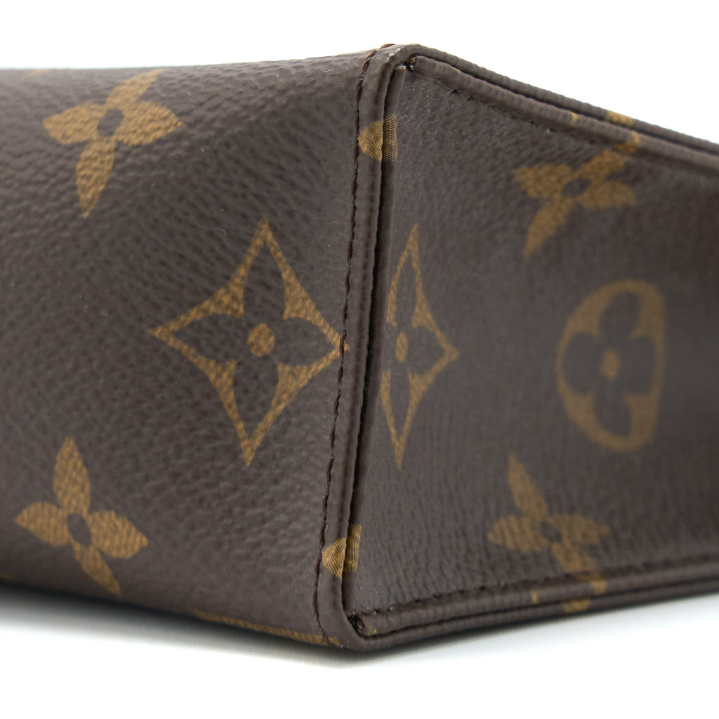 LOUIS VUITTON TOILETRY POCHETTE 19 MONOGRAM CANVAS GHW