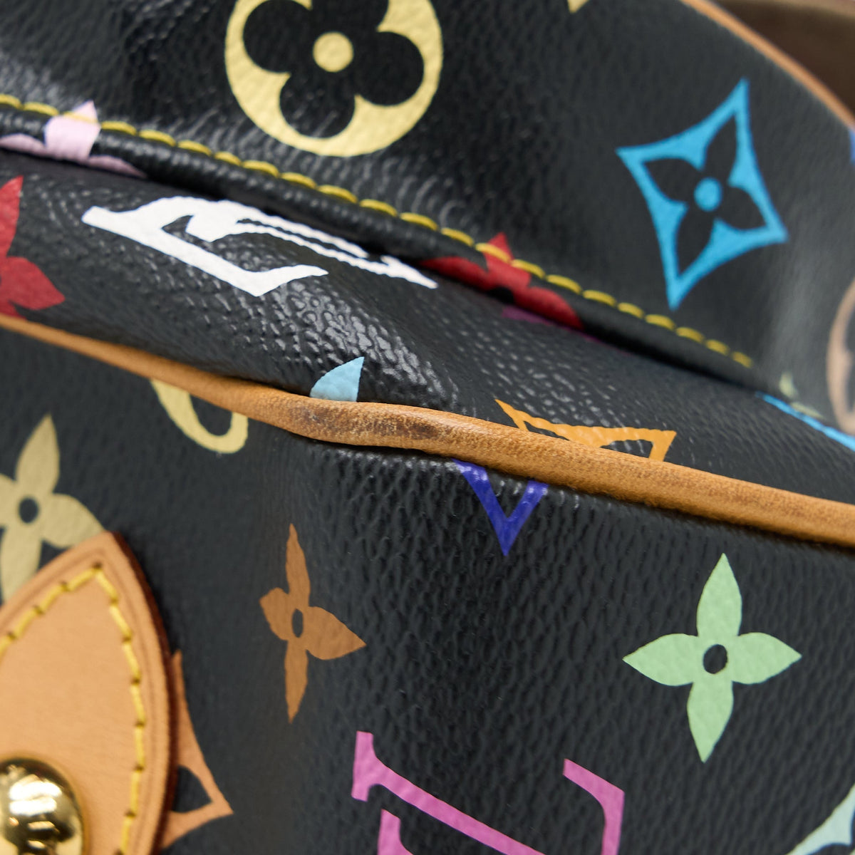 LOUIS VUITTON RITA BAG MULTICOLOUR MONOGRAM CANVAS BLACK GHW