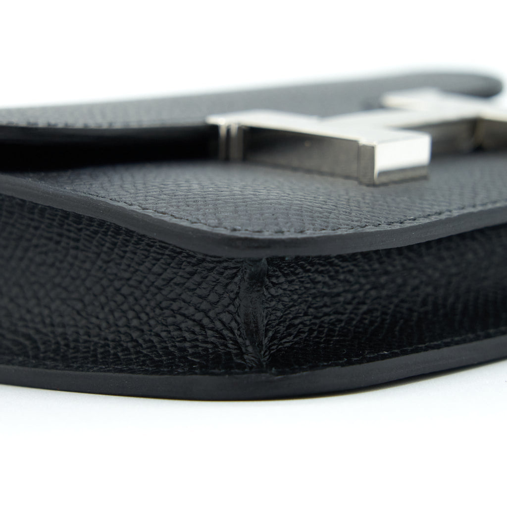 Hermes Constance Slim Epsom Black SHW
