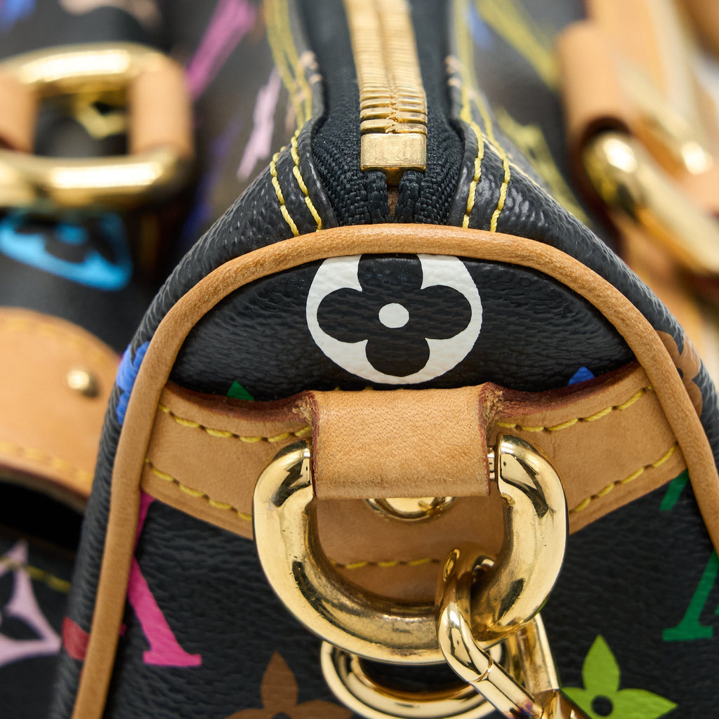 LOUIS VUITTON RITA BAG MULTICOLOUR MONOGRAM CANVAS BLACK GHW