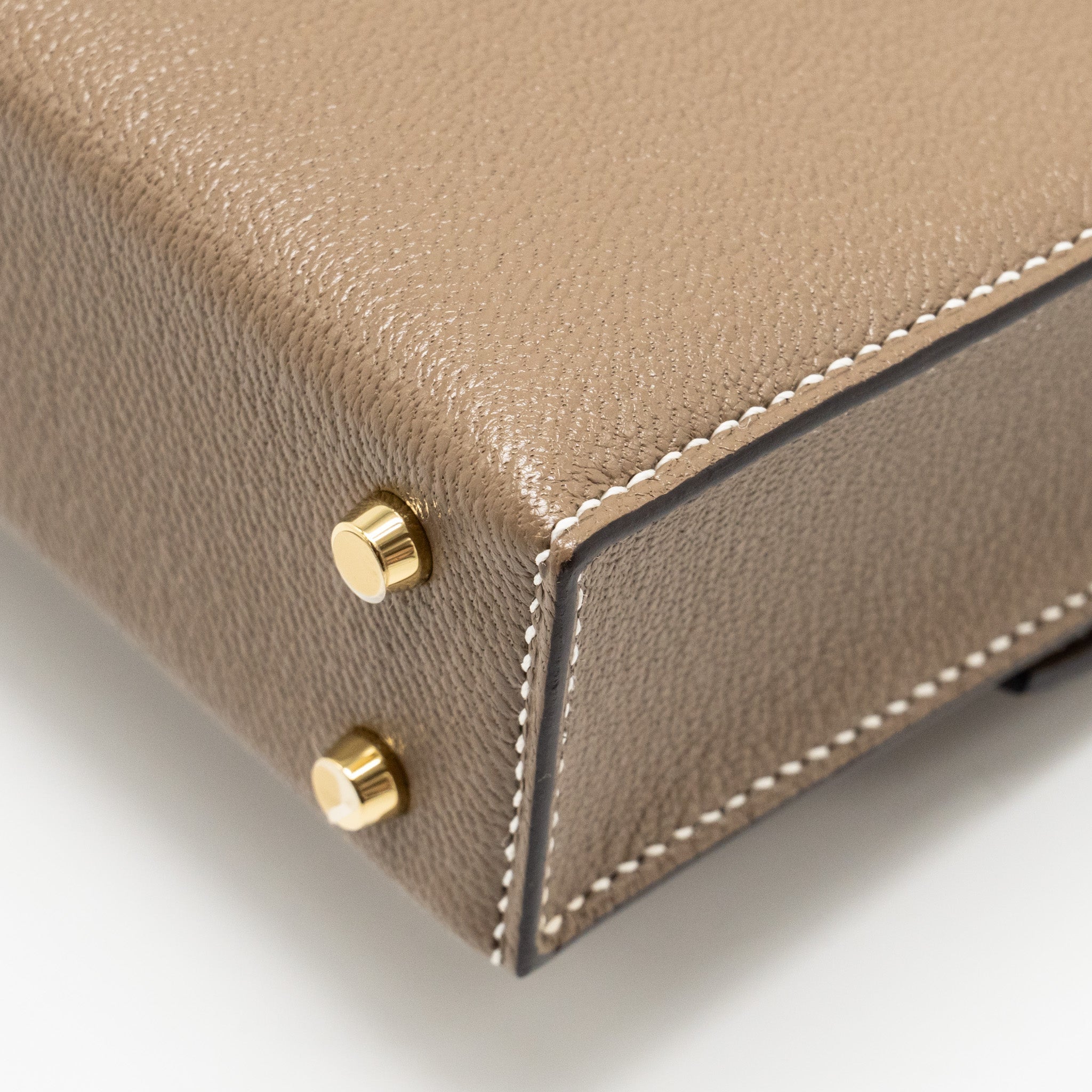HERMES MINI VERROU CHÈVRE MYSORE ETOUPE LGHW
