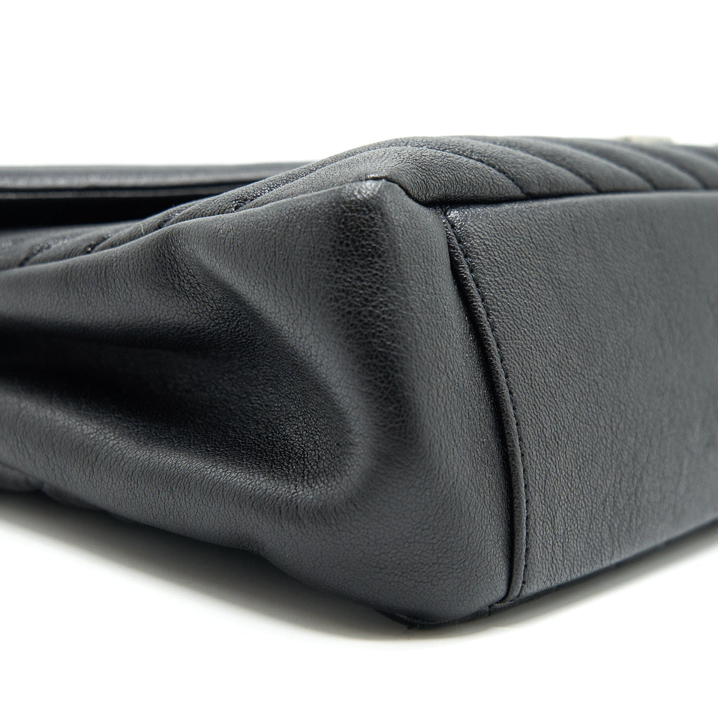 SAINT LAURENT / YSL COLLEGE IN MATELASSE LEATHER BLACK