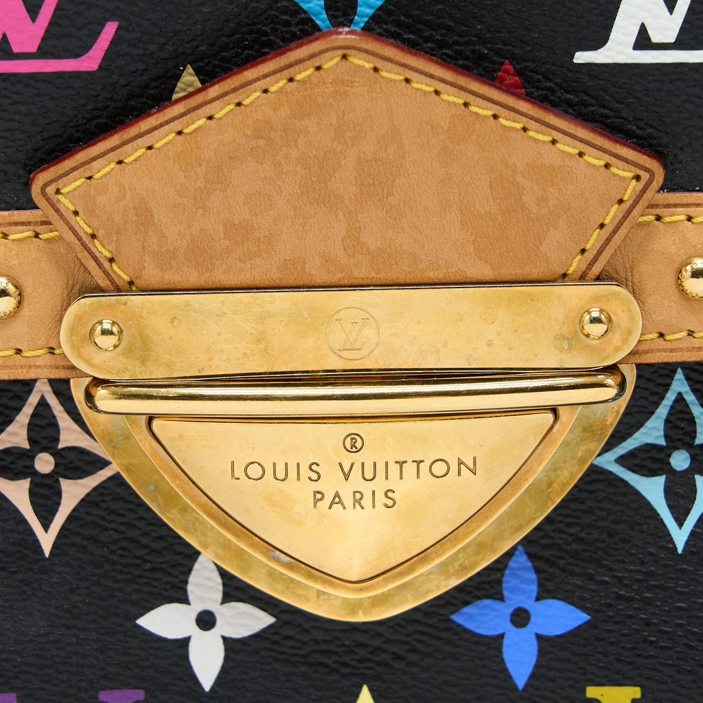 LOUIS VUITTON RITA BAG MULTICOLOUR MONOGRAM CANVAS BLACK GHW