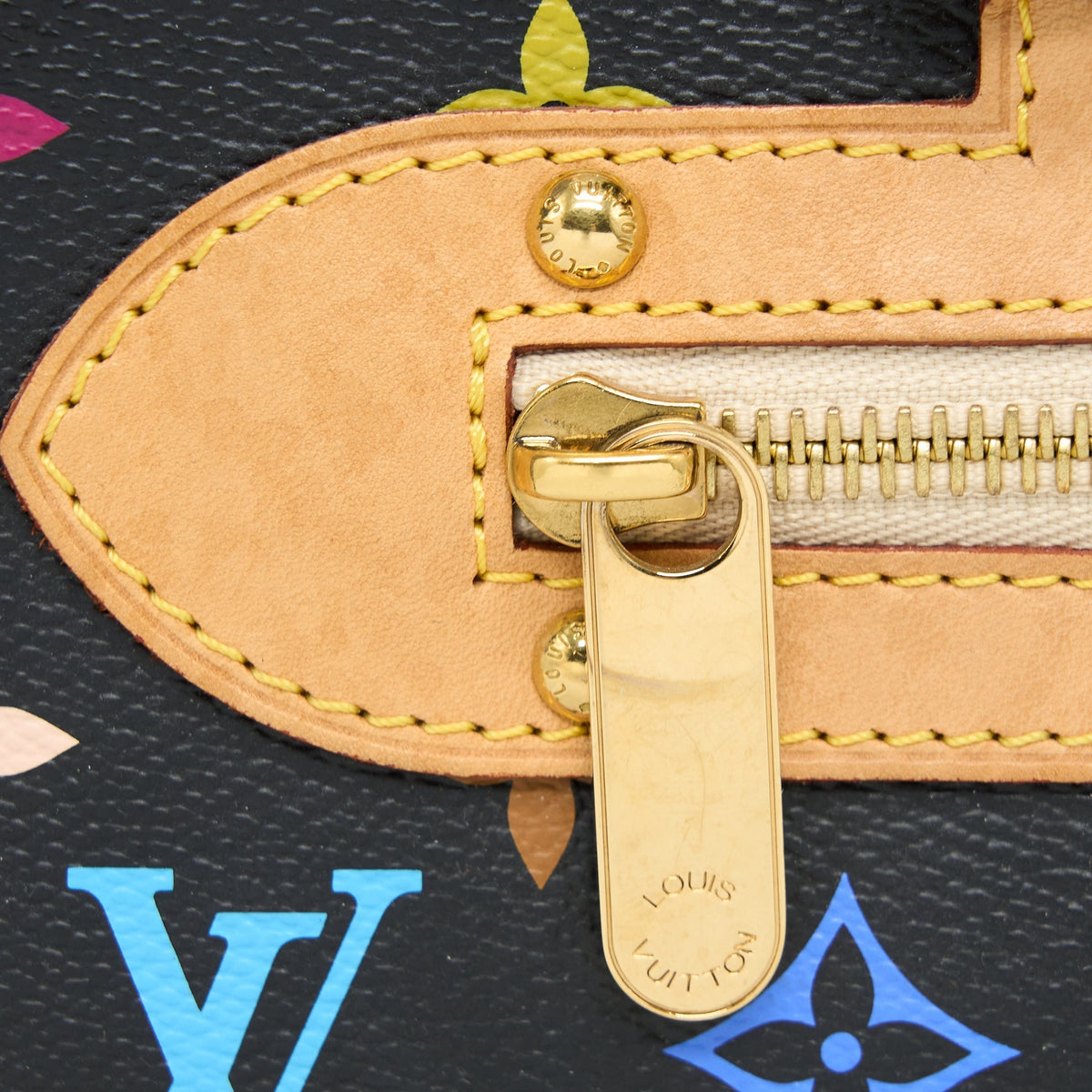LOUIS VUITTON RITA BAG MULTICOLOUR MONOGRAM CANVAS BLACK GHW