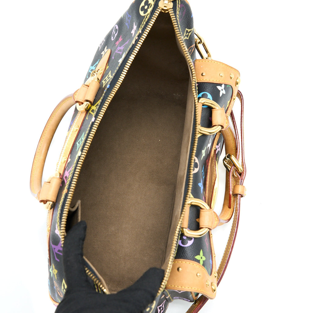 LOUIS VUITTON RITA BAG MULTICOLOUR MONOGRAM CANVAS BLACK GHW