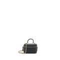 CHANEL TOP HANDLE MINI ZIPPER SOFT VANITY WITH CHAIN CAVIAR BLACK GHW