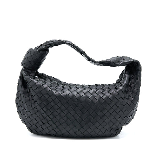 BOTTEGA VENETA JODIE LAMBSKIN BLACK SHW