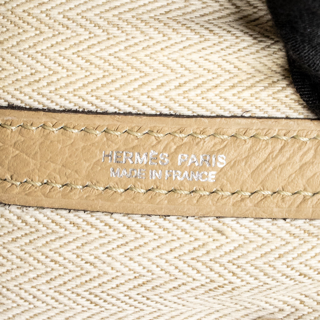 HERMES GARDEN PARTY 30 COUNTRY LEATHER TRENCH SHW