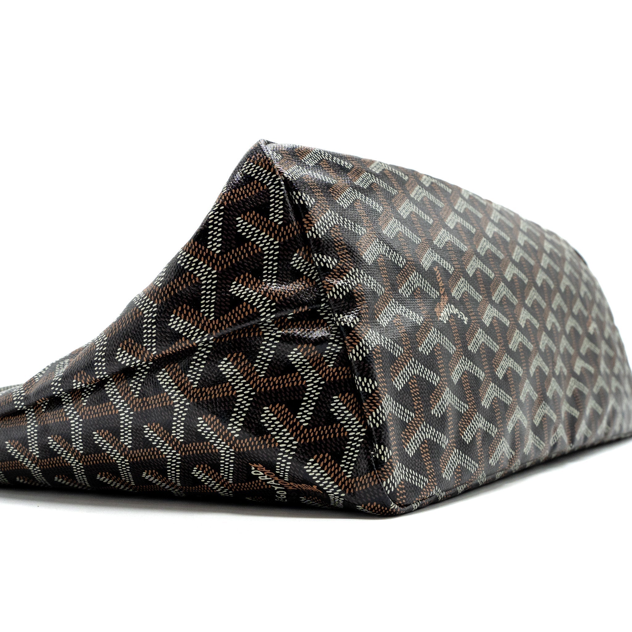 GOYARD BOHEME HOBO BAG CANVAS / CALFSKIN BROWN WITH NECESSARIES BAG ORGANIZER SHW
