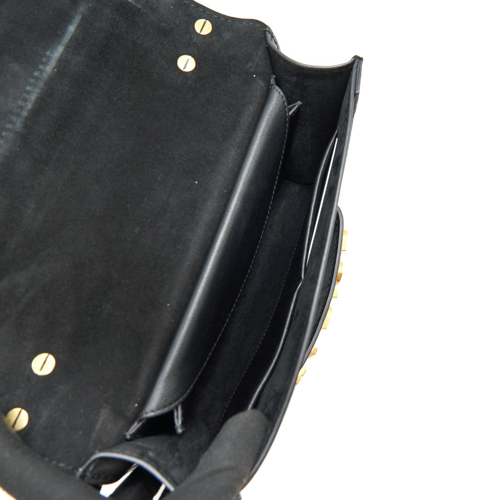 DIOR J'ADIOR MEDIUM FLAP BAG WITH CHAIN BLACK GHW