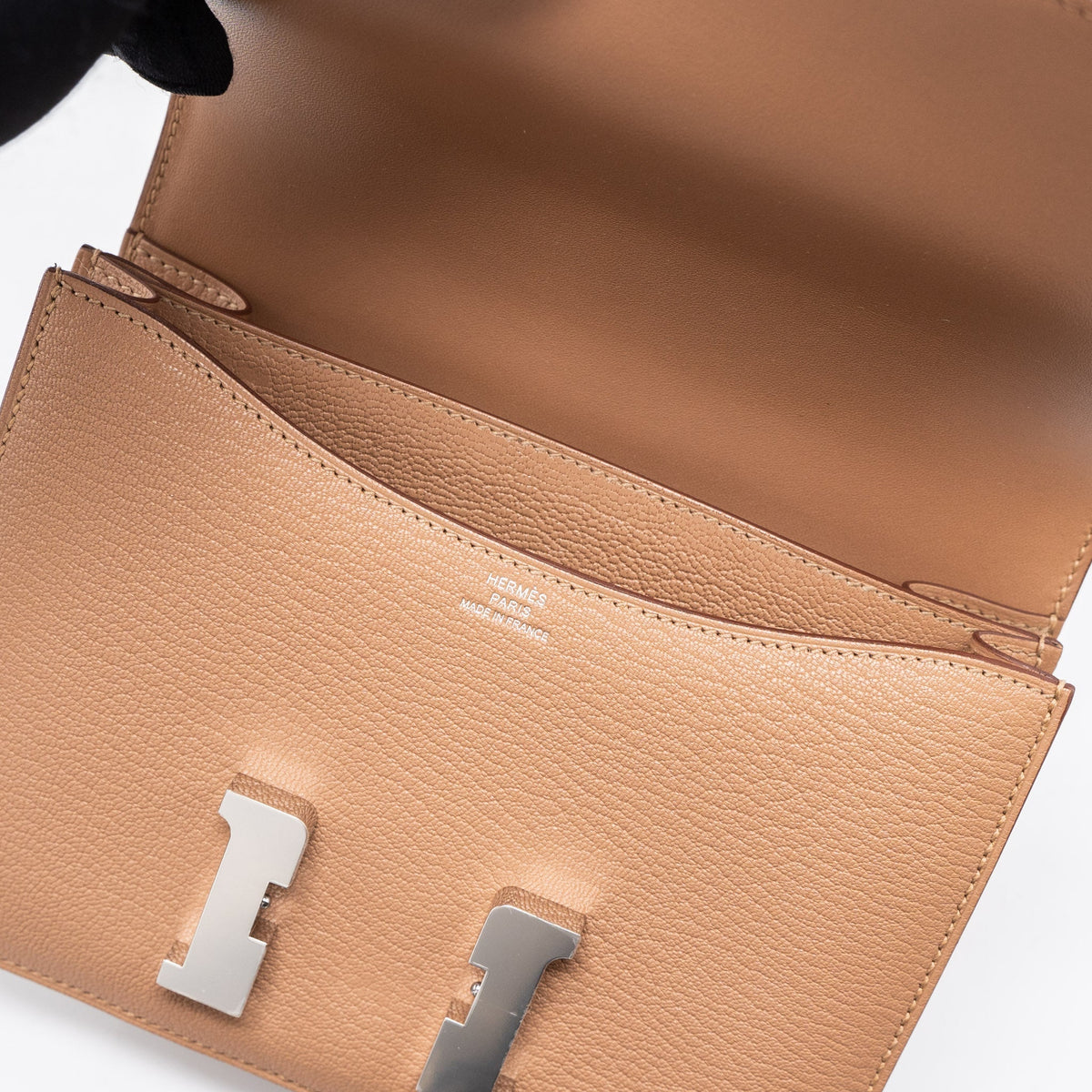Hermes Constance Mini Chevre Mysore 2J Quebracho SHW