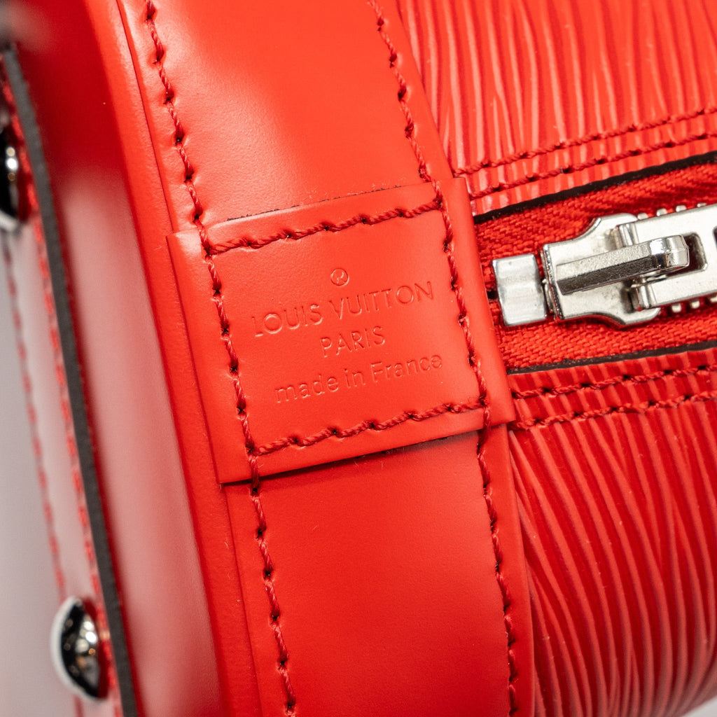 LOUIS VUITTON ALMA BB EPI RED SHW