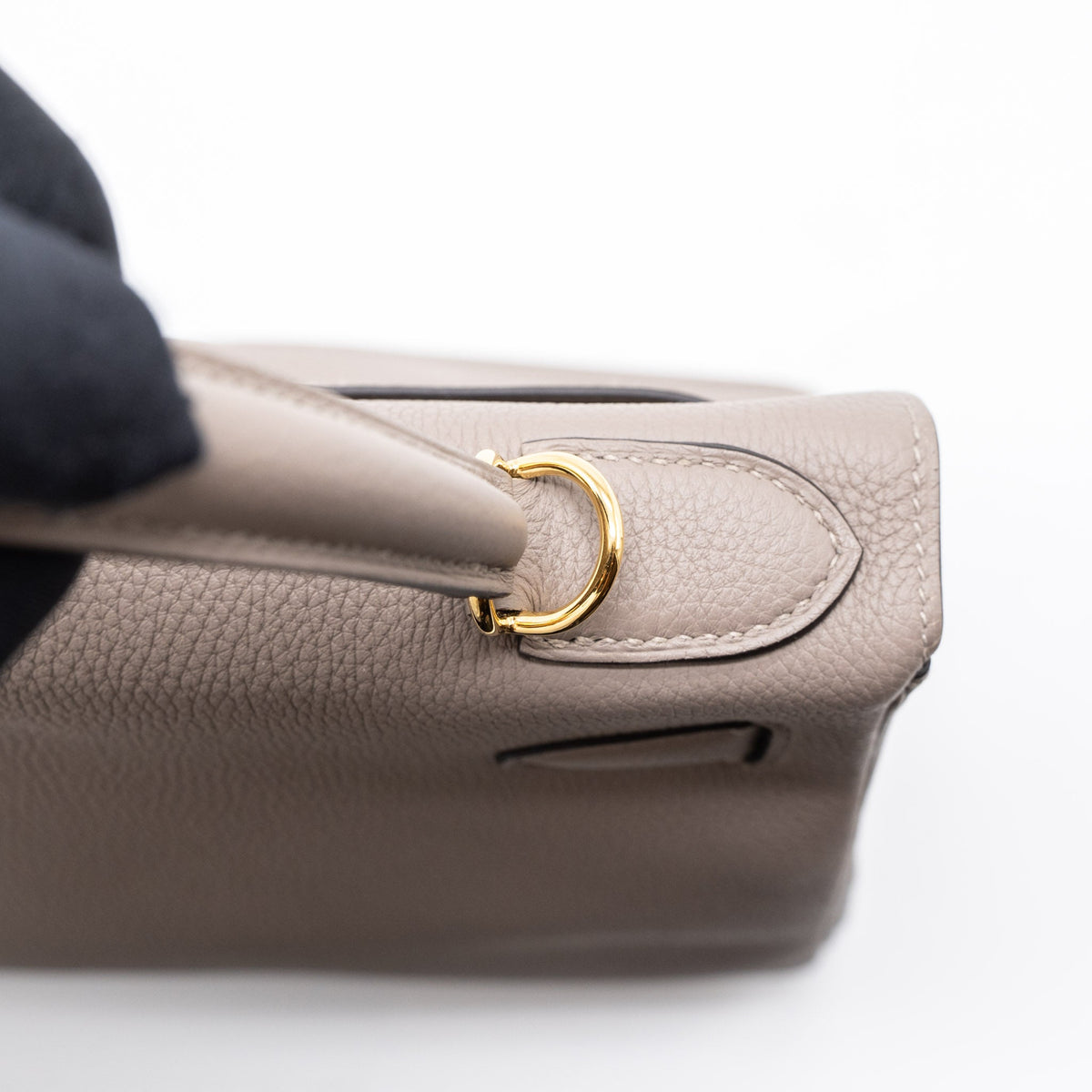 Hermes Kelly 28 Togo M8 Gris Asphalte GHW
