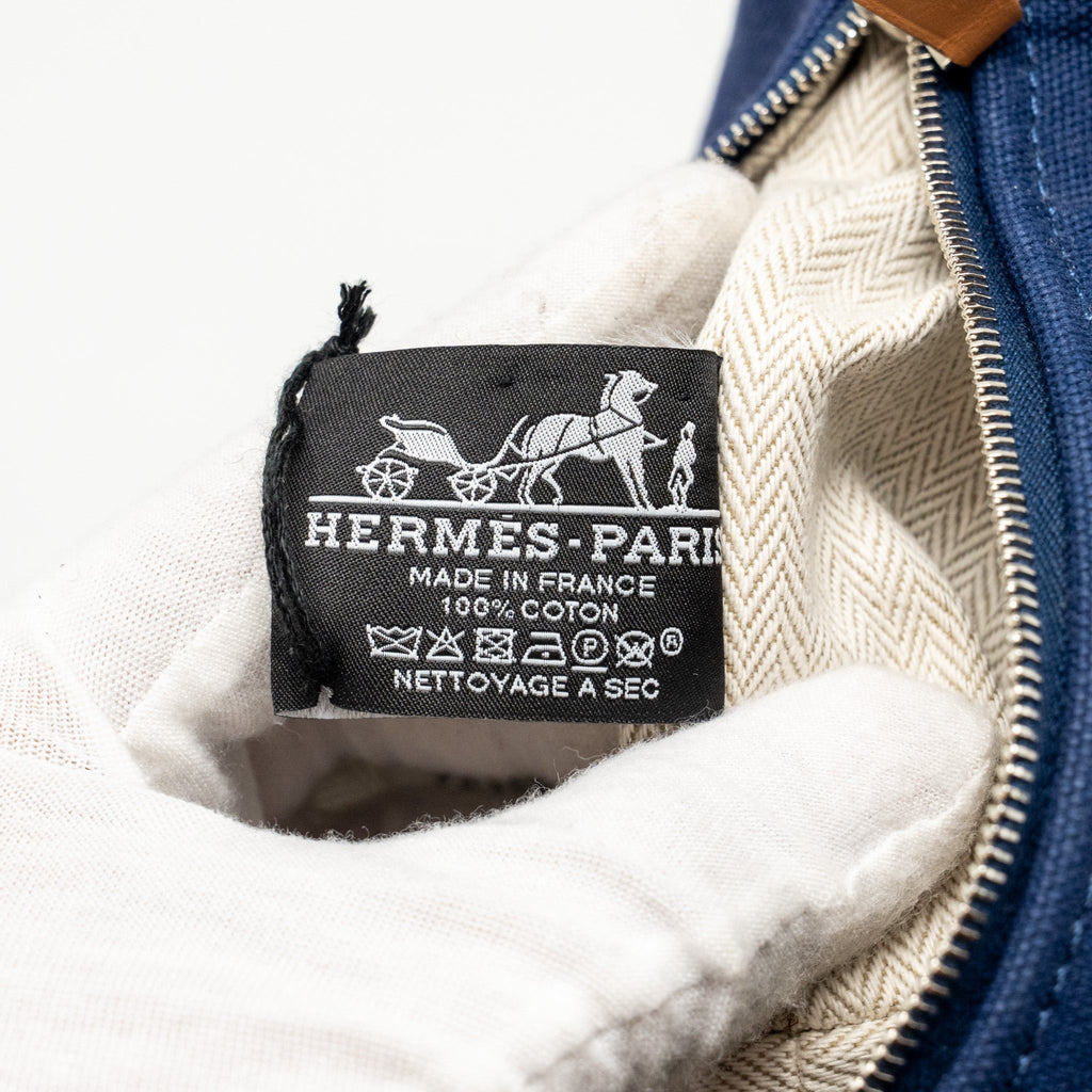 HERMES TROUSSEAU DE TOILETTE BRIDE A BRAC PM MARINE SHW