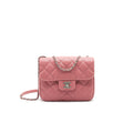 CHANEL URBAN COMPANION FLAP BAG CAVIAR PINK SHW