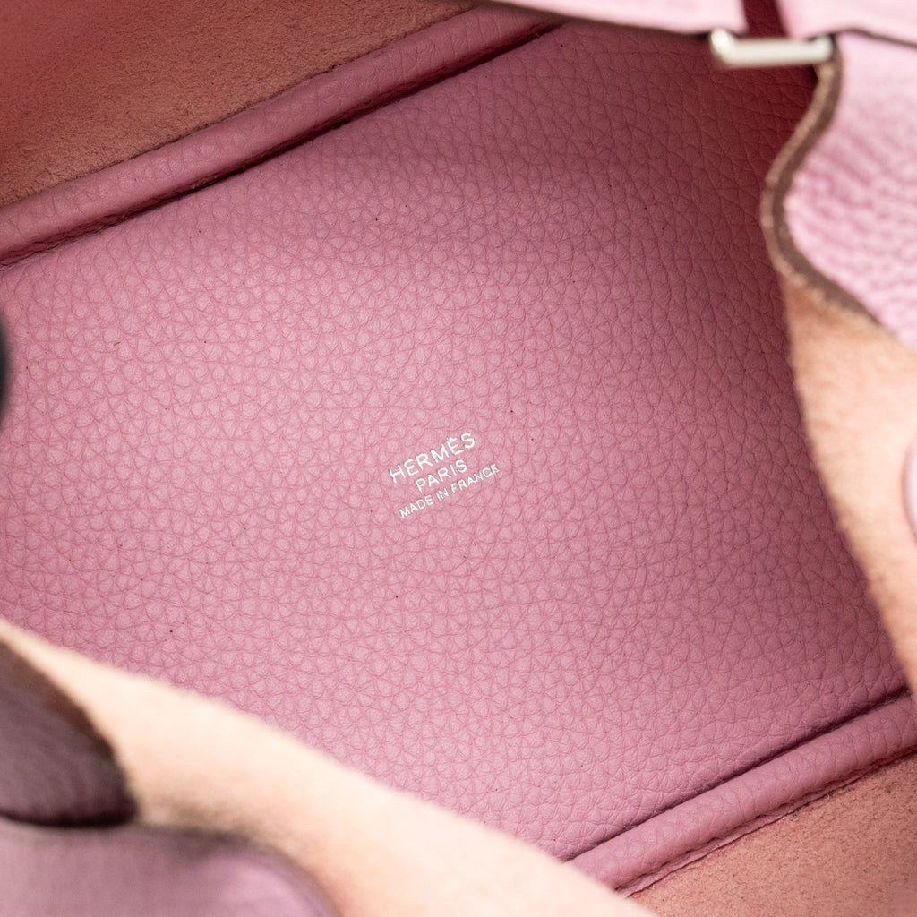 HERMES PICOTIN 18 LOCK BAG CLEMENCE MAUVE SYLVESTRE SHW
