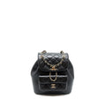CHANEL 22C MINI DUMA BACKPACK CALFSKIN BLACK LGHW(MICROCHIP)