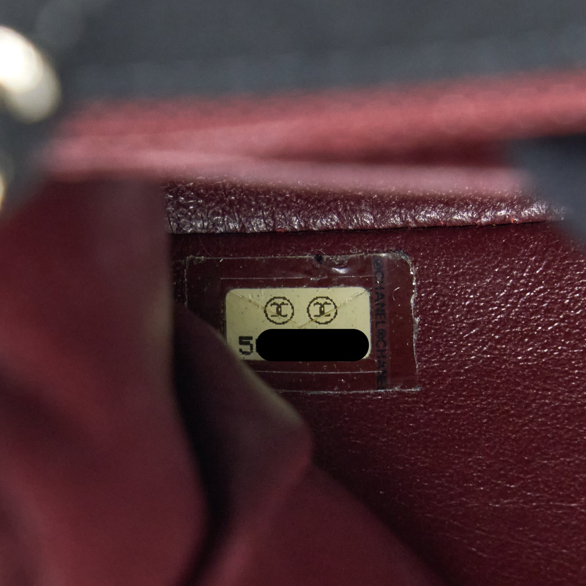 CHANEL VINTAGE MEDIUM SINGLE FLAP BAG FABRIC BLACK SHW