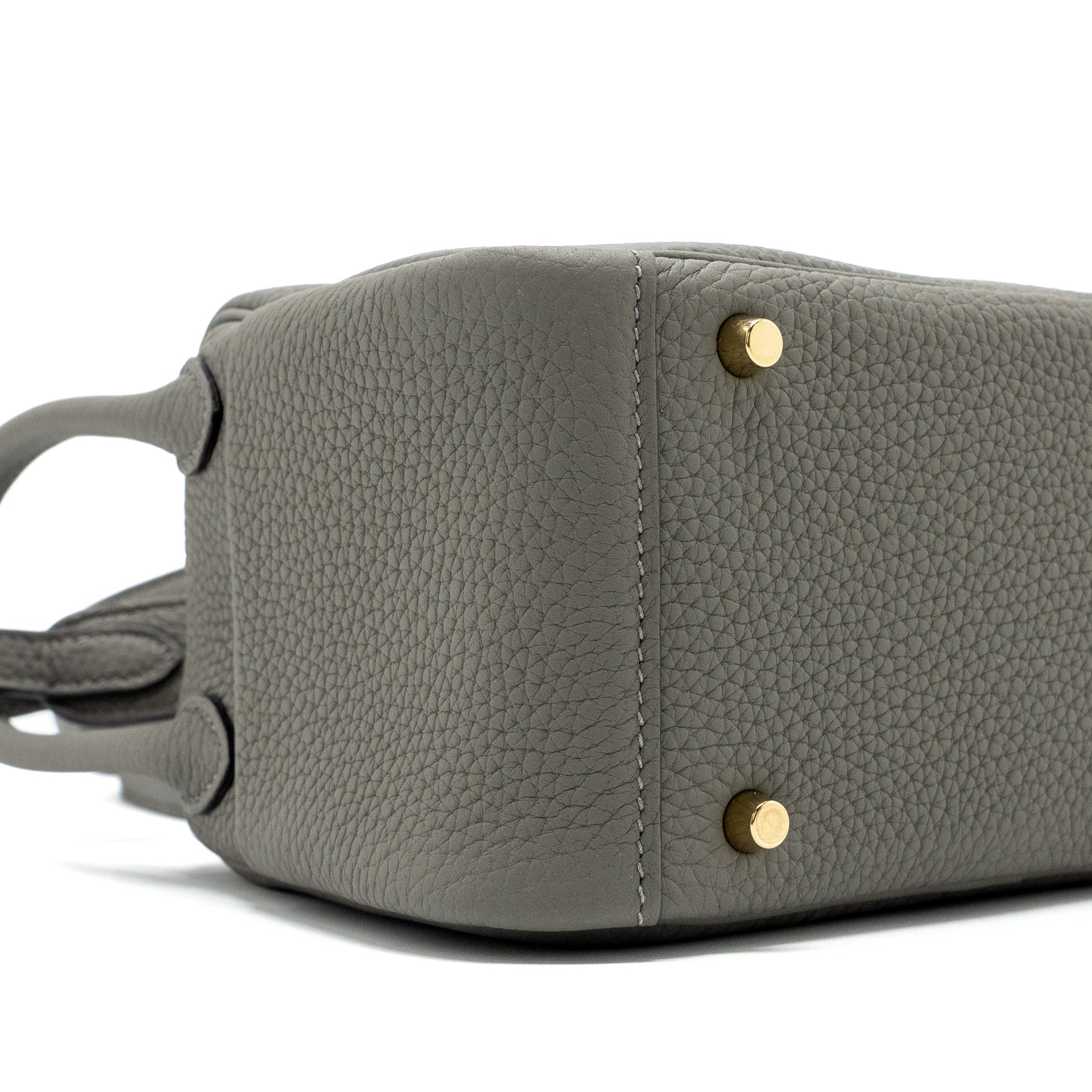 HERMES MINI LINDY CLEMENCE GRIS MEYER GHW