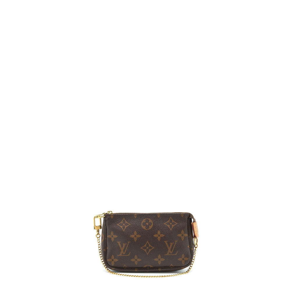 LOUIS VUITTON MINI POCHETTE ACCESSORIES MONOGRAM CANVAS GHW