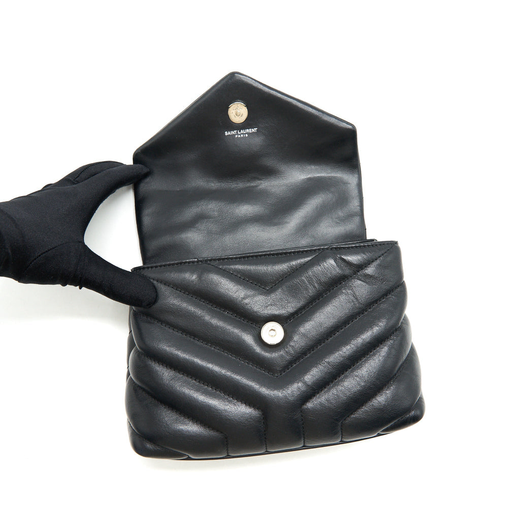 SAINT LAURENT LOU LOU TOY BAG BLACK SHW
