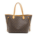 LOUIS VUITTON NEVERFULL MM MONOGRAM CANVAS GHW