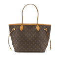 LOUIS VUITTON VINTAGE NEVERFULL MM MONOGRAM CANVAS GHW
