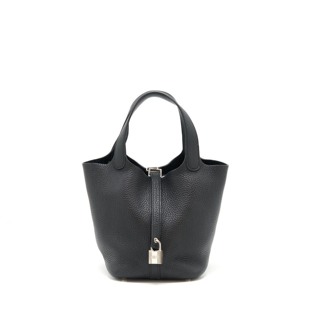 Hermes picotin 18 Lock bag black SHW