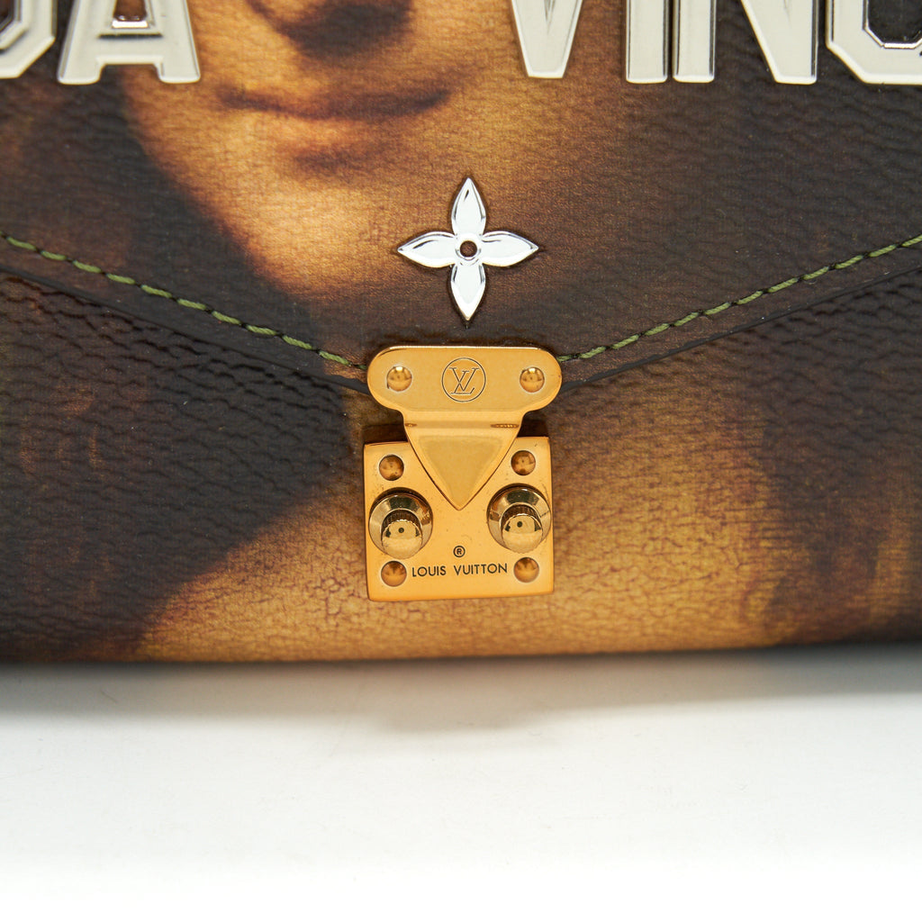 LOUIS VUITTON WALLET ON CHAIN JEFF KOONS DA VINCI LIMITED EDITION