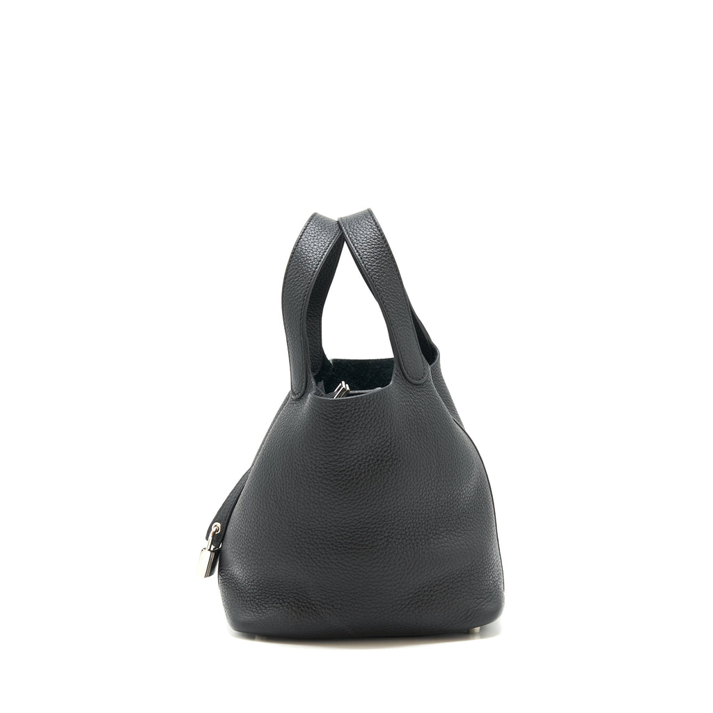 Hermes picotin 18 Lock bag black SHW