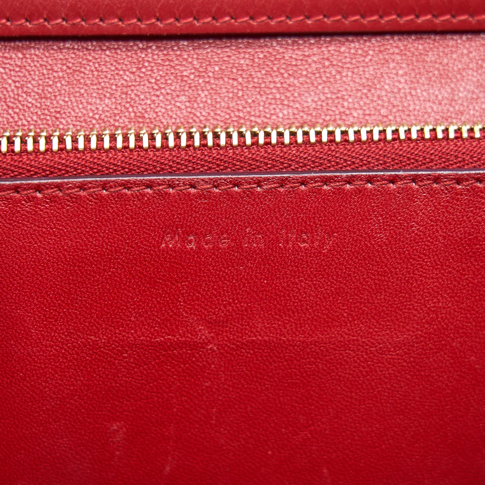 CELINE MEDIUM CLASSIC BAG RED WITH GHW