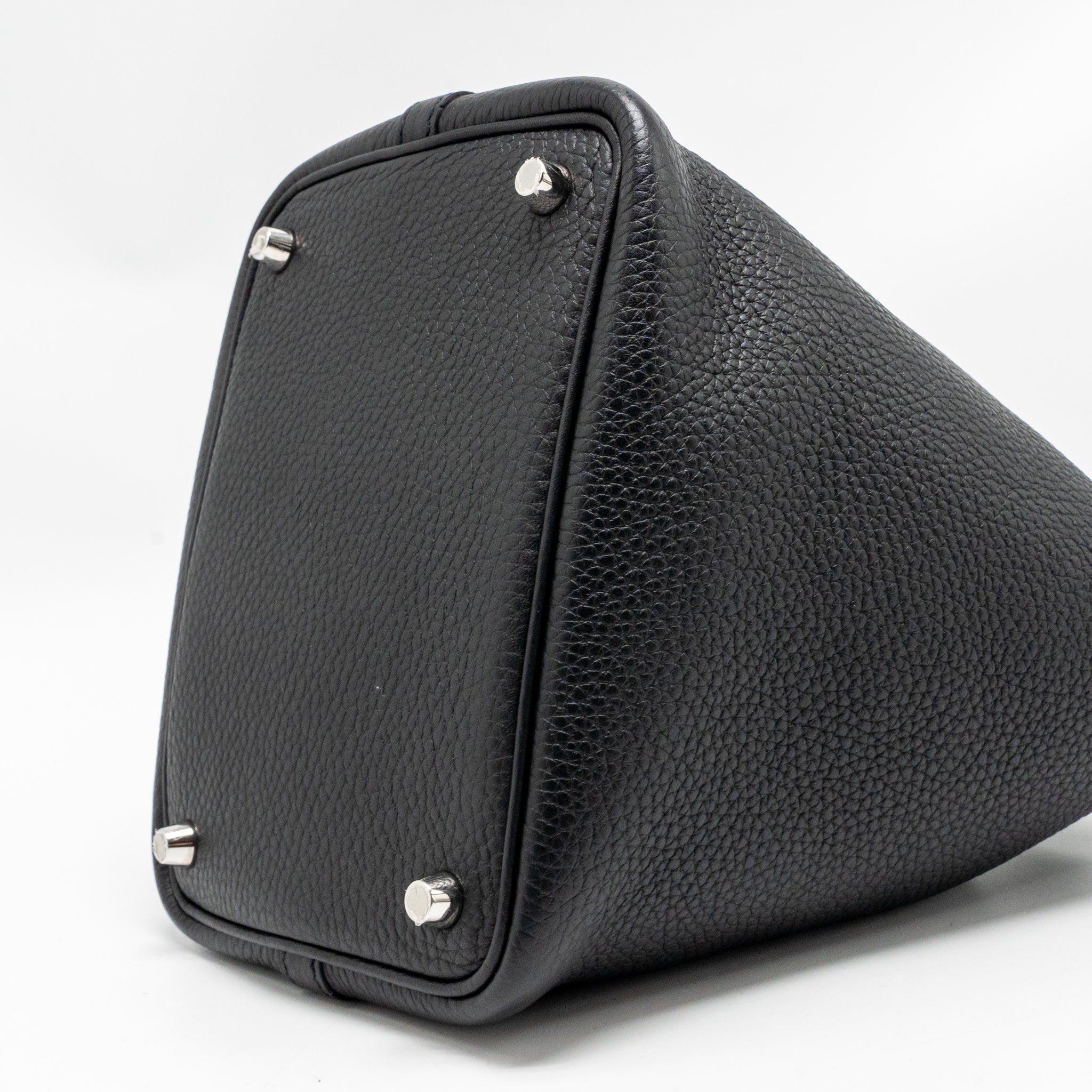 HERMES PICOTIN 18 LOCK BAG CLEMENCE BLACK SHW