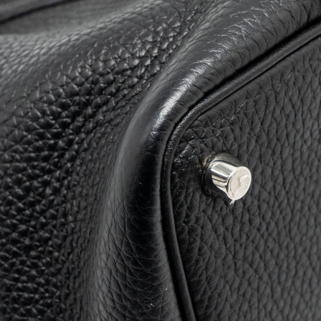 HERMES PICOTIN 18 LOCK BAG CLEMENCE BLACK SHW