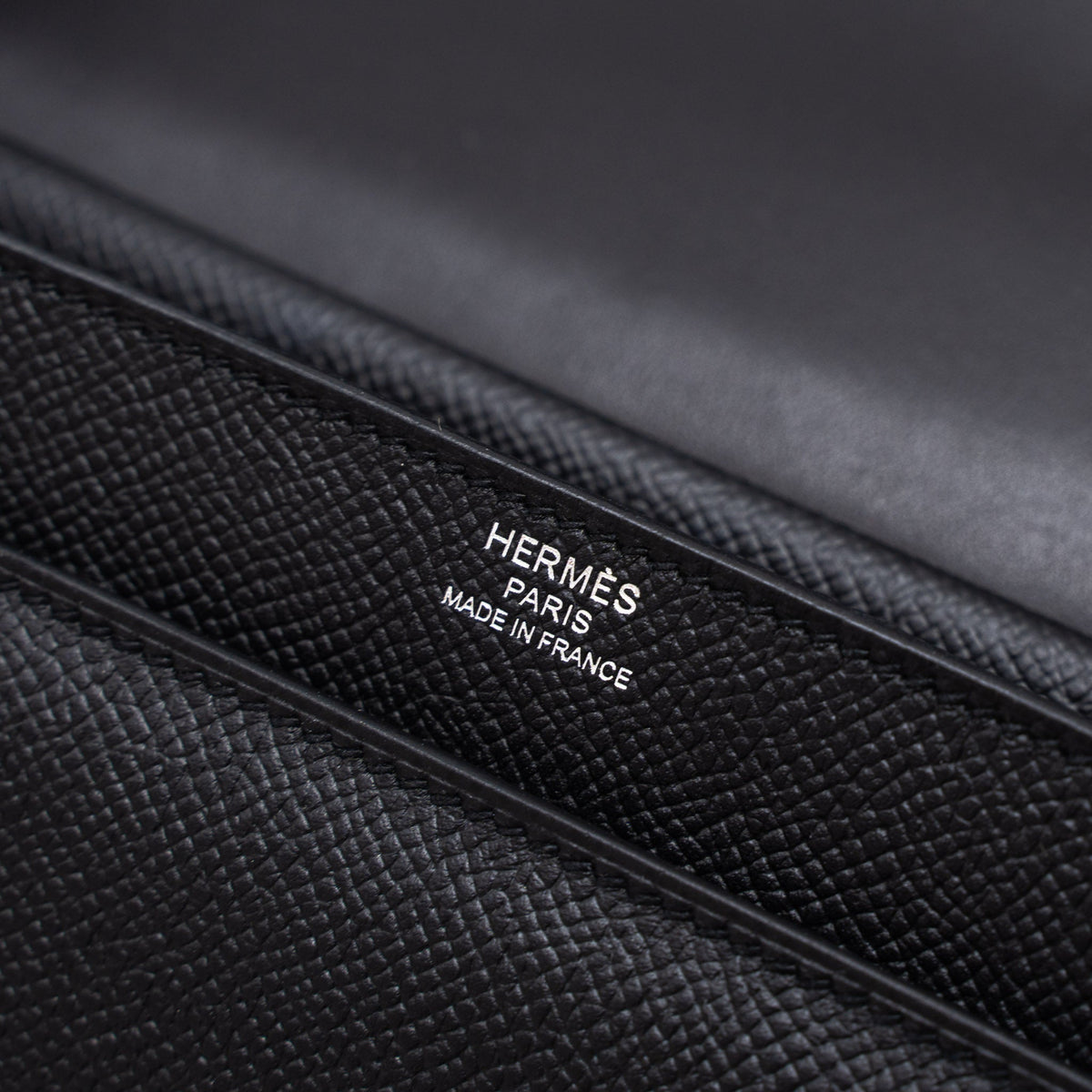 Hermes Verrou 21 Bag Epsom Black SHW