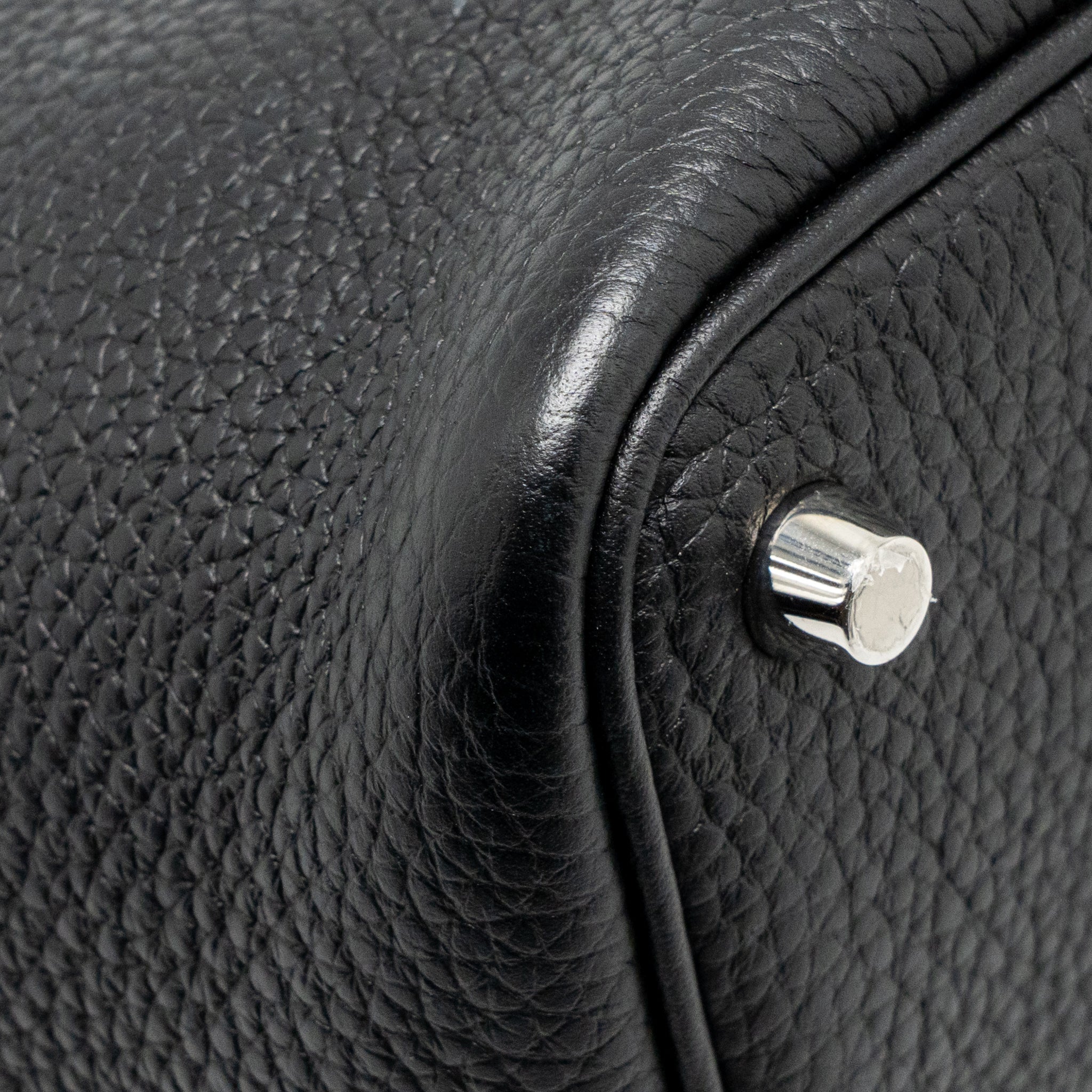 HERMES PICOTIN 18 LOCK BAG CLEMENCE BLACK SHW