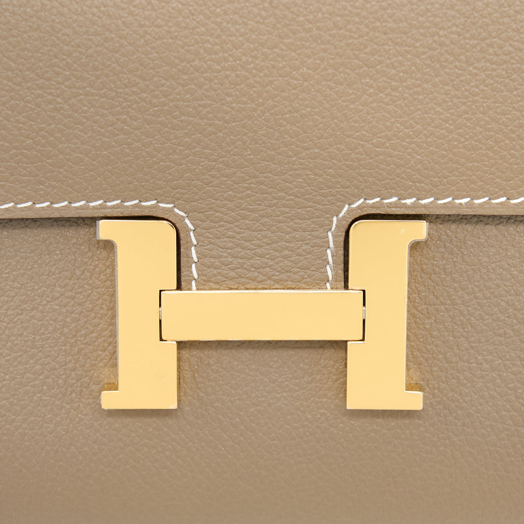 Hermes Constance To Go Evercolor 18 Etoupe GHW