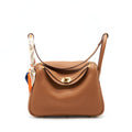 Hermes Lindy 26 Clemence Gold GHW With An Extra Twilly