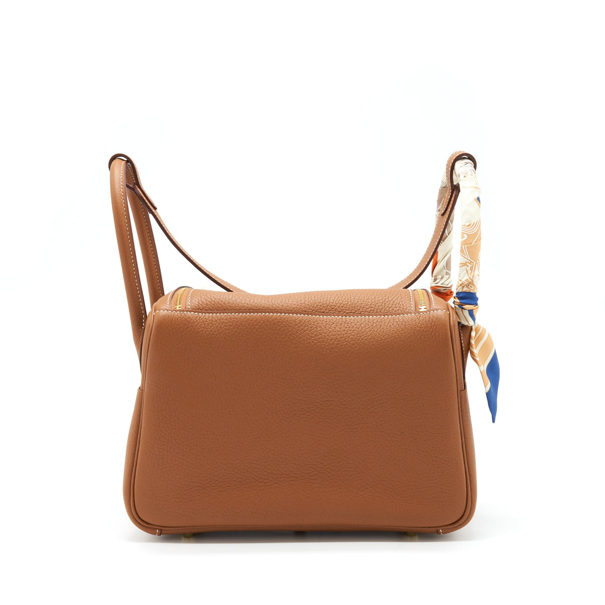 Hermes Lindy 26 Clemence Gold GHW With An Extra Twilly
