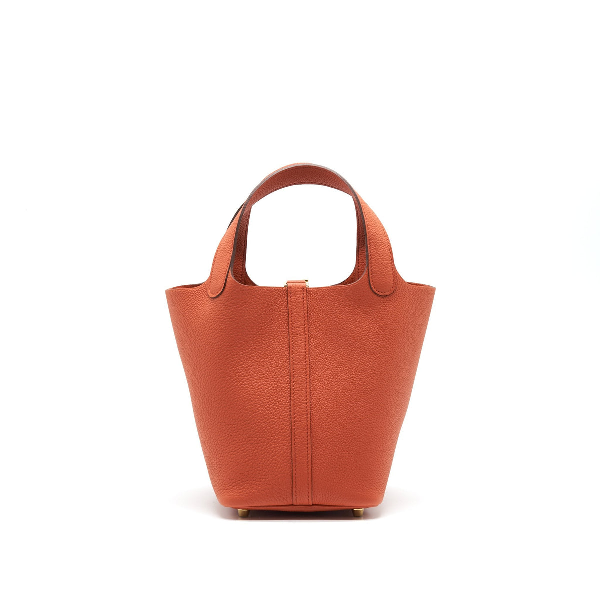 Hermes picotin lock 18 Bag R1 Terre Battue with GHW tuarillon Maurice Leather
