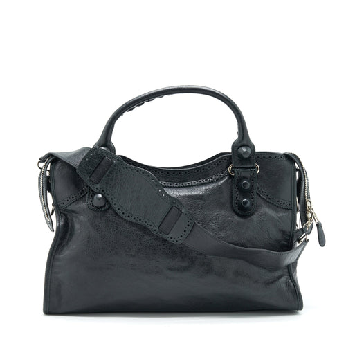 BALENCIAGA GIANT CITY BAG BLACK SHW