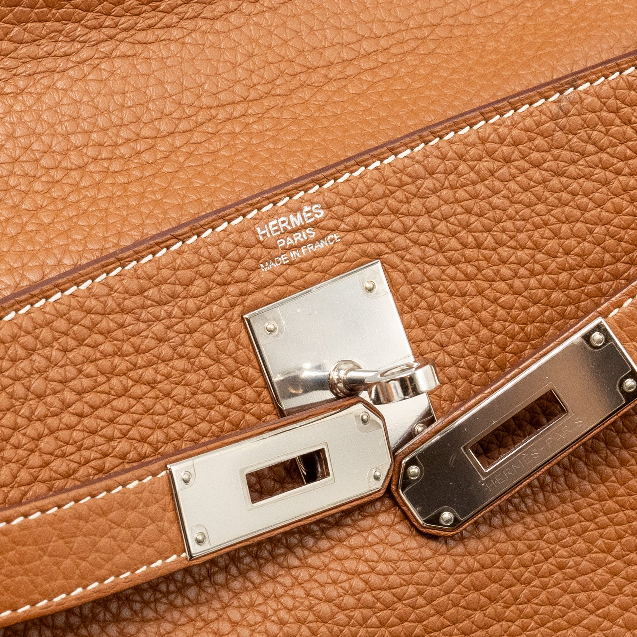 HERMES KELLY 28 CLEMENCE GOLD SHW