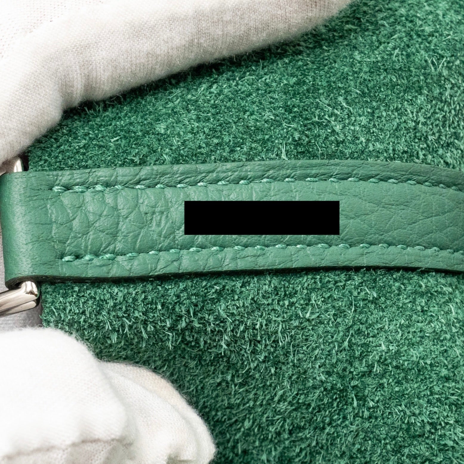 HERMES PICOTIN 22 LOCK BAG CLEMENCE VERT MOYEN SHW