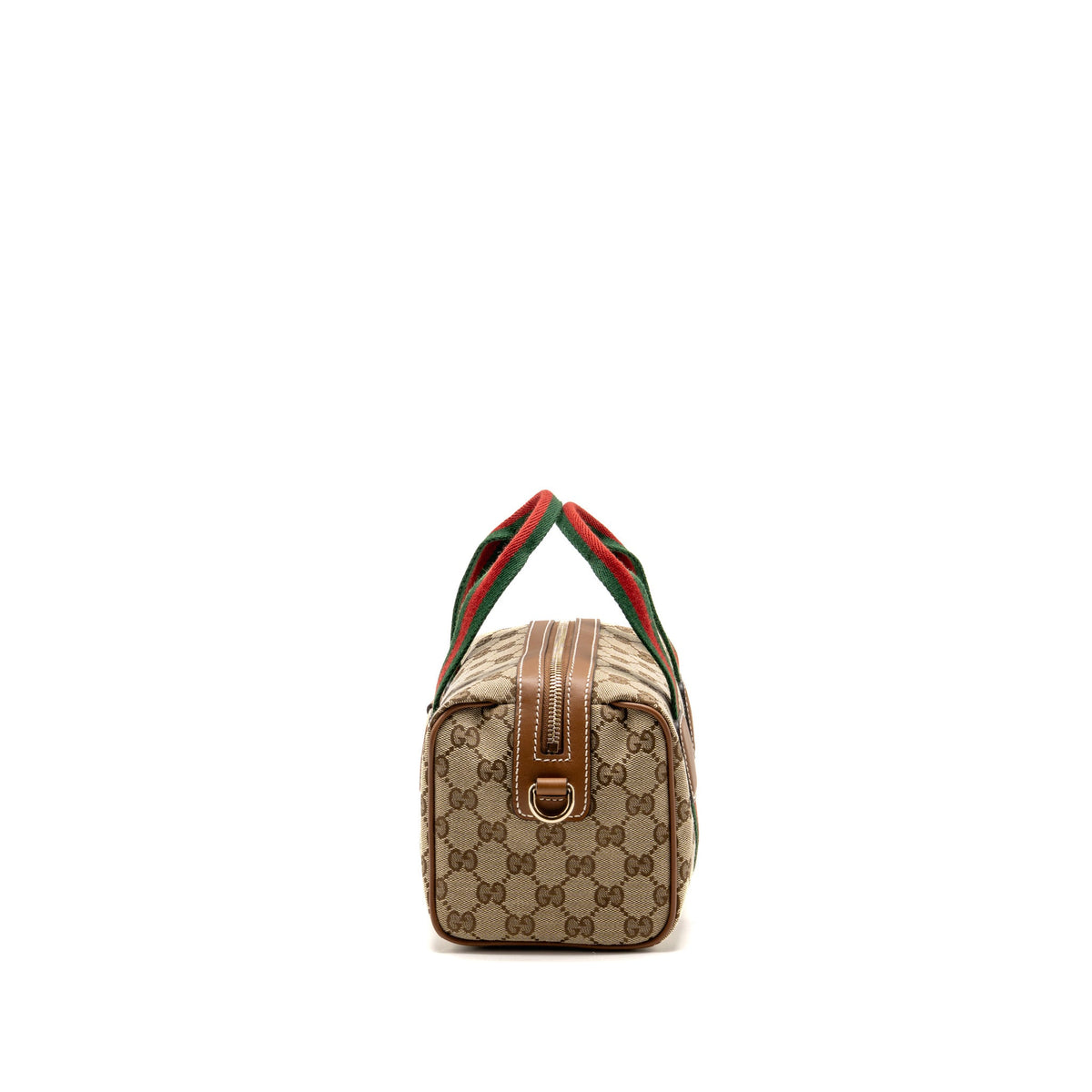 Gucci Mini GG Handbag GG Canvas/Leather ebony/brown GHW