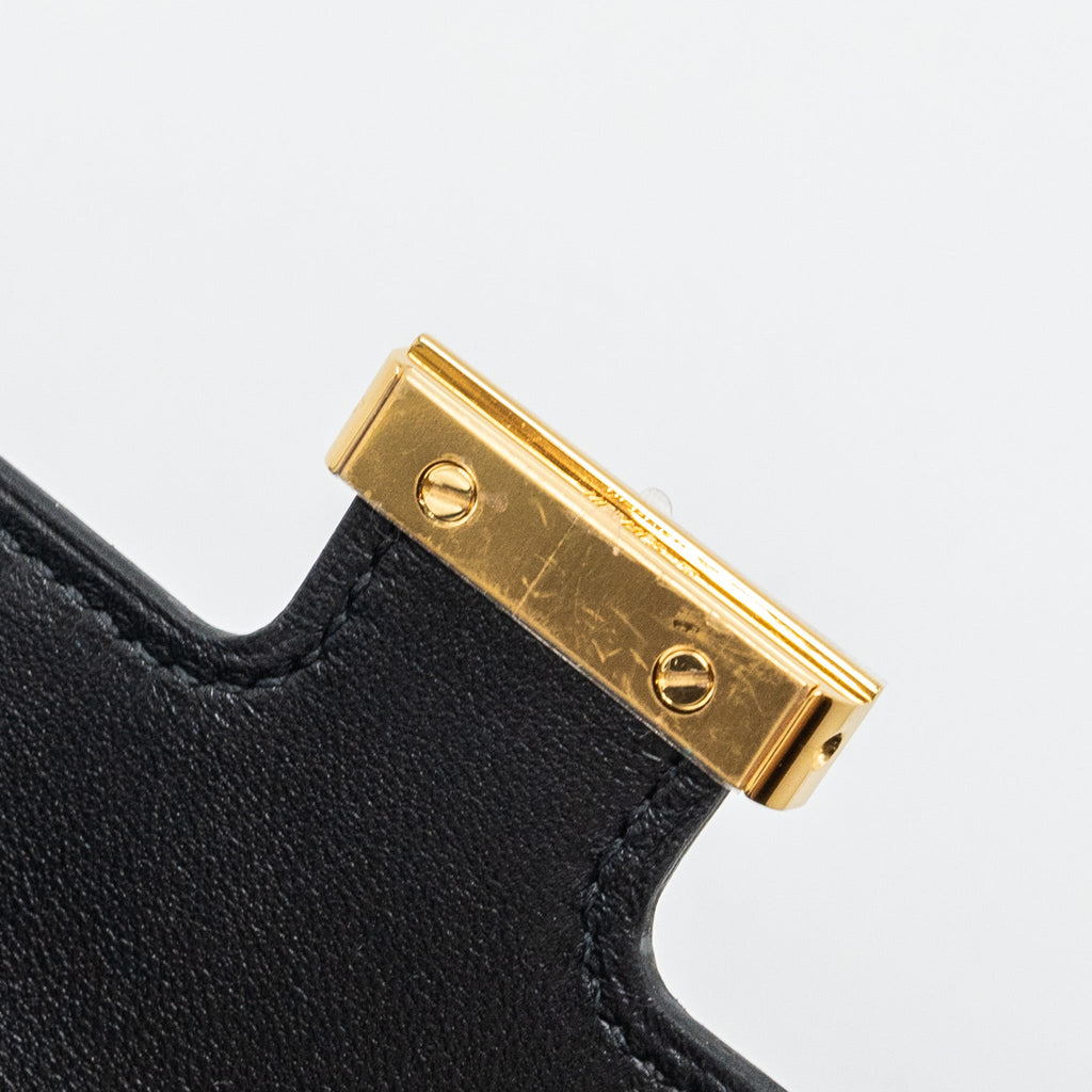 HERMES CONSTANCE SLIM EPSOM BLACK GHW