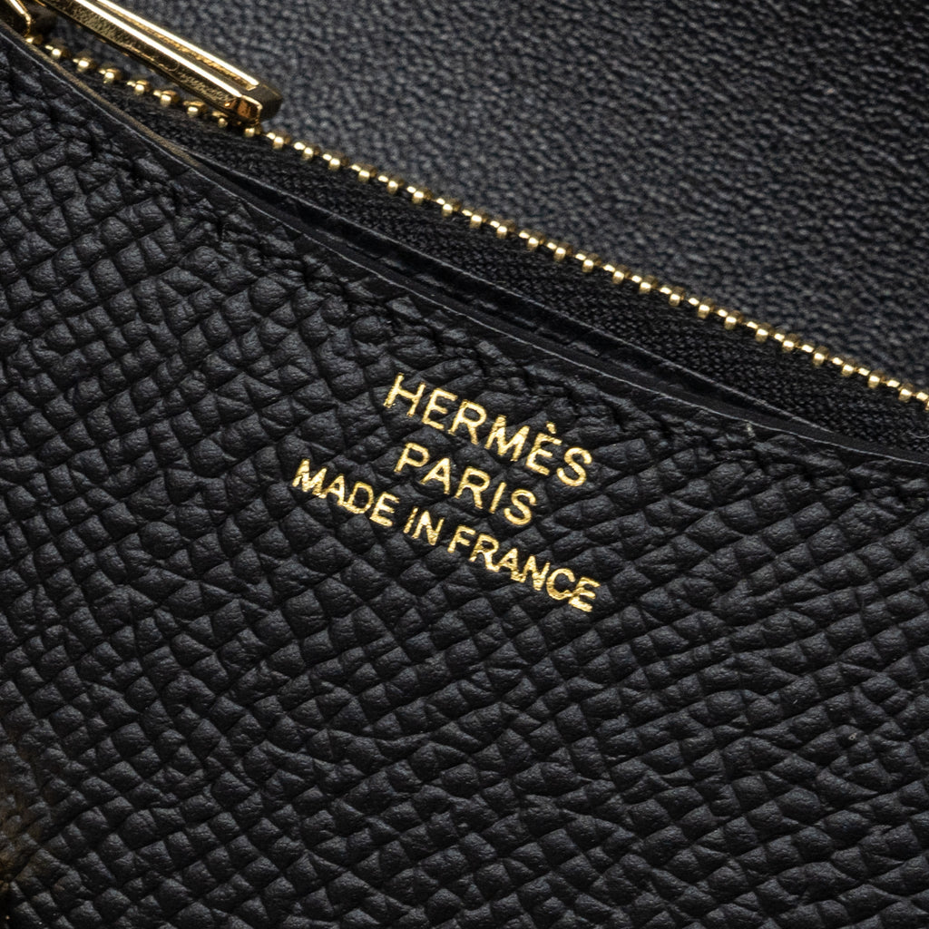 HERMES CONSTANCE SLIM EPSOM BLACK GHW