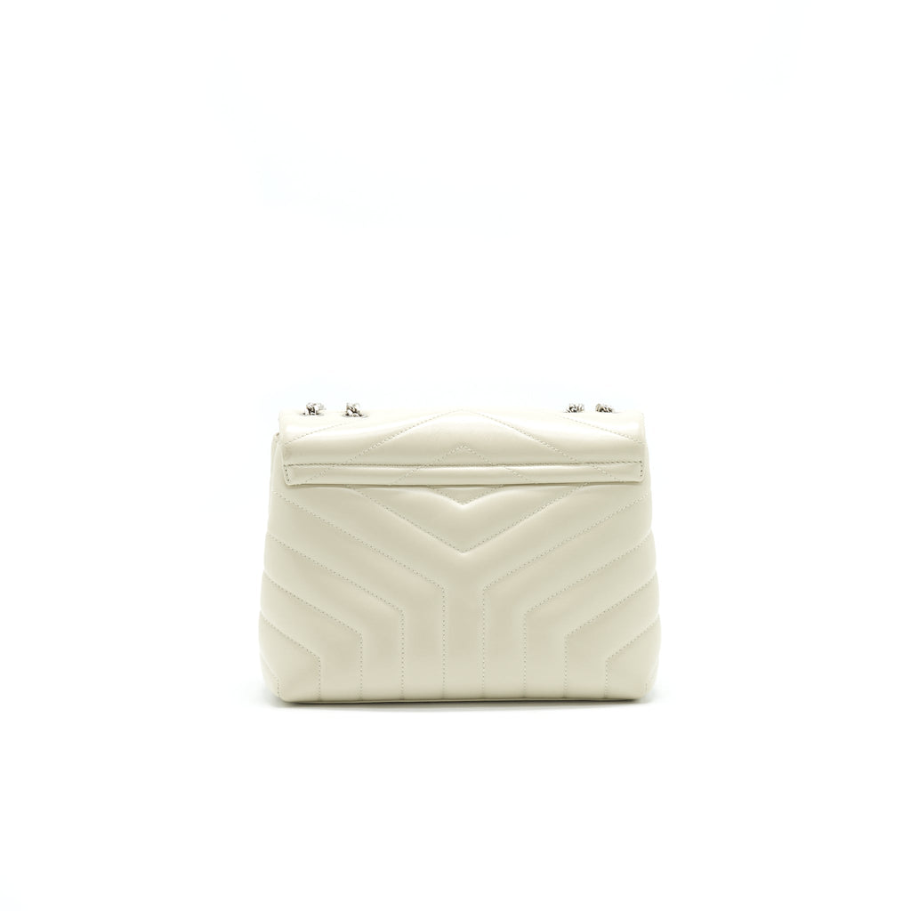 SAINT LAURENT SMALL LOU LOU BAG BEIGE