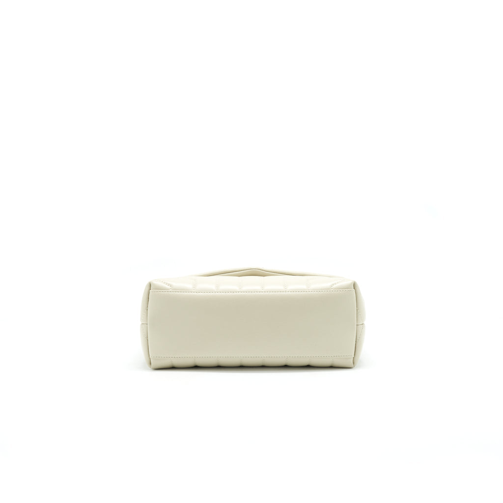 SAINT LAURENT SMALL LOU LOU BAG BEIGE