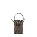 FENDI MON TRESOR MINI BUCKET BROWN GHW