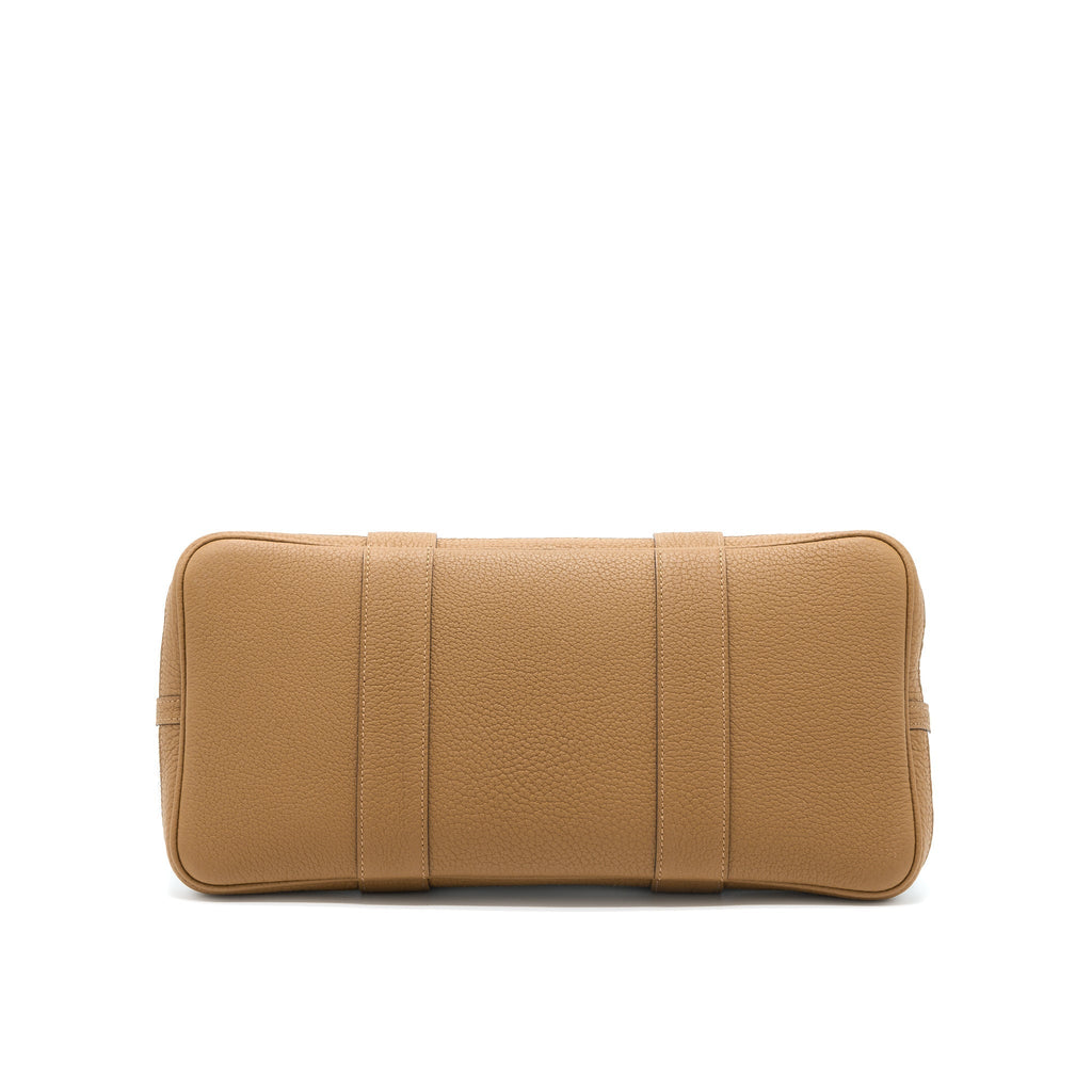 HERMES GARDEN PARTY 36 NEGONDA/CANVAS ECRU/ALEZAN/BLUE BILL SHW